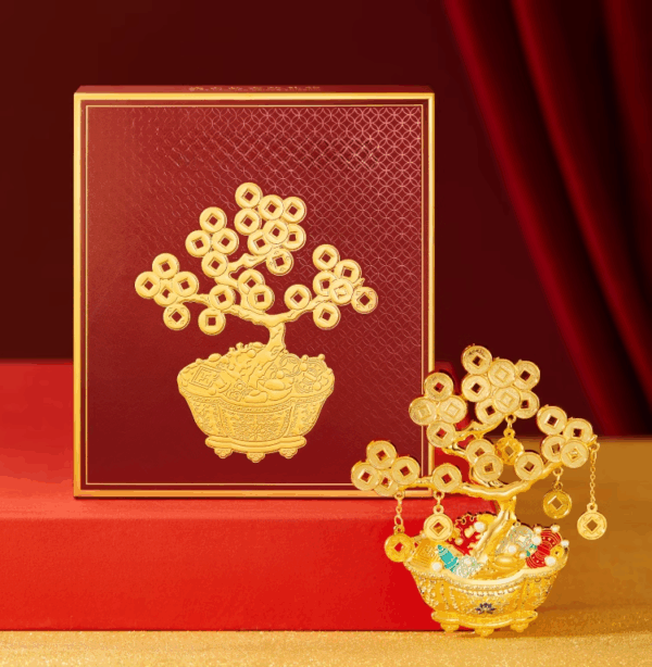 Forbidden City Money Tree Fridge Magnet - Image 2