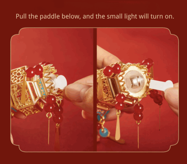 Lucky Palace Lantern Fridge Magnet - Image 3