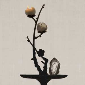 Plum Blossom Shadows Candle Holder