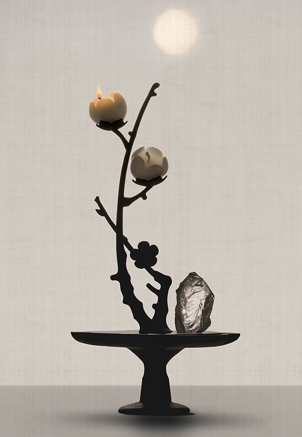 Plum Candleholder