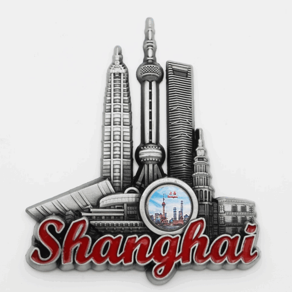 City Fridge Magnets - Shanghai - Image 3