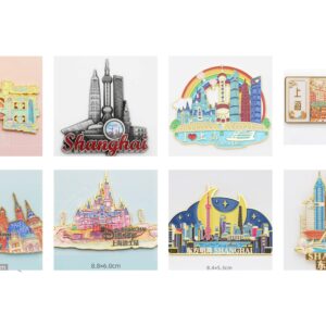 City Fridge Magnets - Shanghai