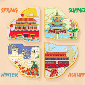 Beijing Through the Four Seasons – Interlocking Fridge Magnet Set
