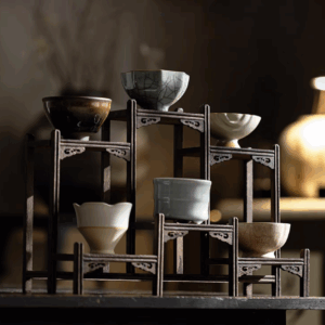 Tang and Song Dynasty Traditional Chinese Style Teacup Set