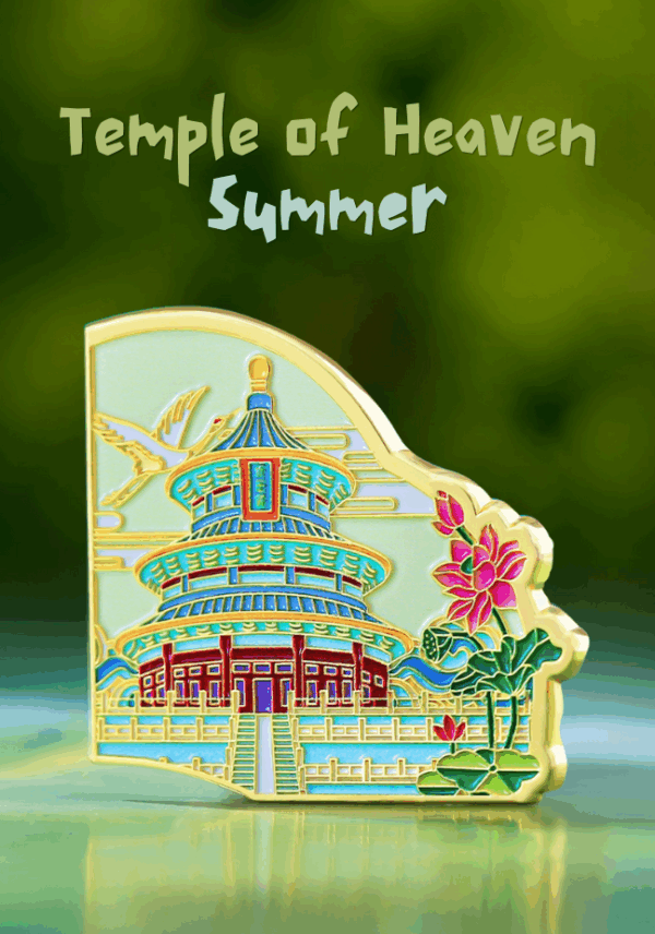 Beijing Through the Four Seasons – Interlocking Fridge Magnet Set - Image 3