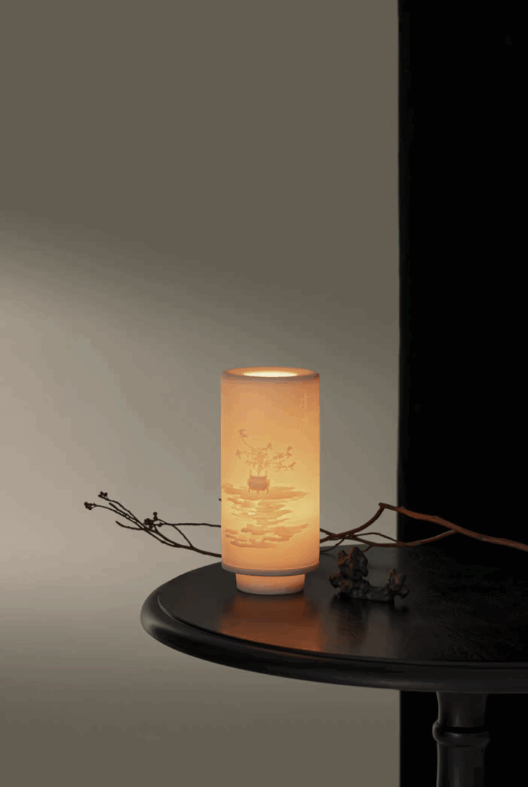 Ceramic Candle Holder Lamp Shade