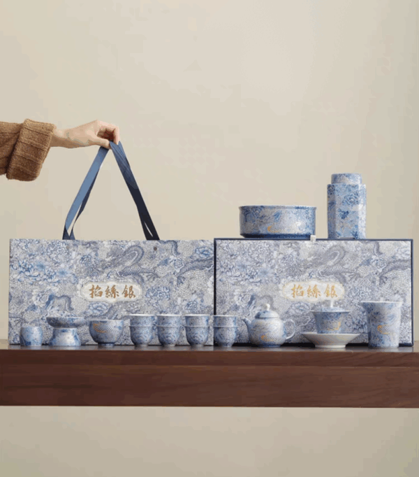 Silver Dragon Kung Fu Tea Set - Image 3